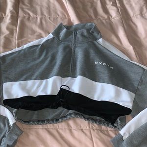 NVGTN Cropped Quarter Zip Pullover